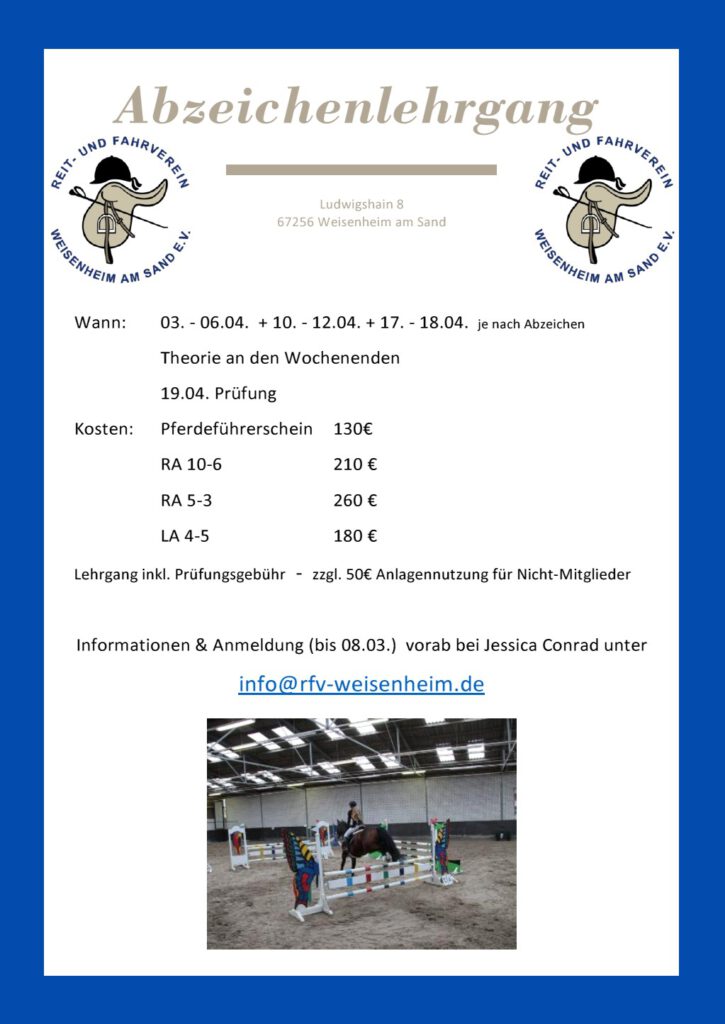 Abzeichenlehrgang 2026