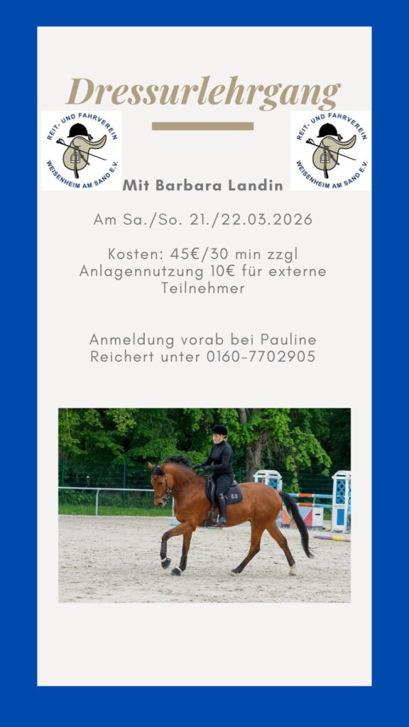 Lehrgang Barbara Landin 2026