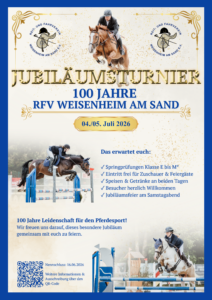 Plakat Weisenheim 100 Jahre